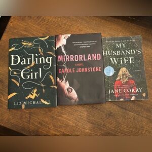 Lot of 3 Thriller Books ~ Darling Girl, Mirrorland and My Husband's Wife